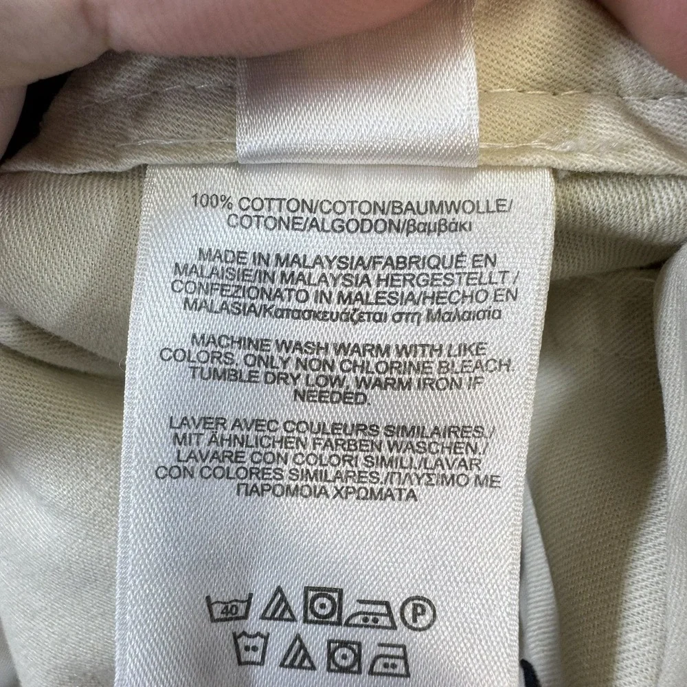 Brooks Brothers Elliot Advantage Chino Men 40x32 Khaki Beige Pleated Cuffed Pant